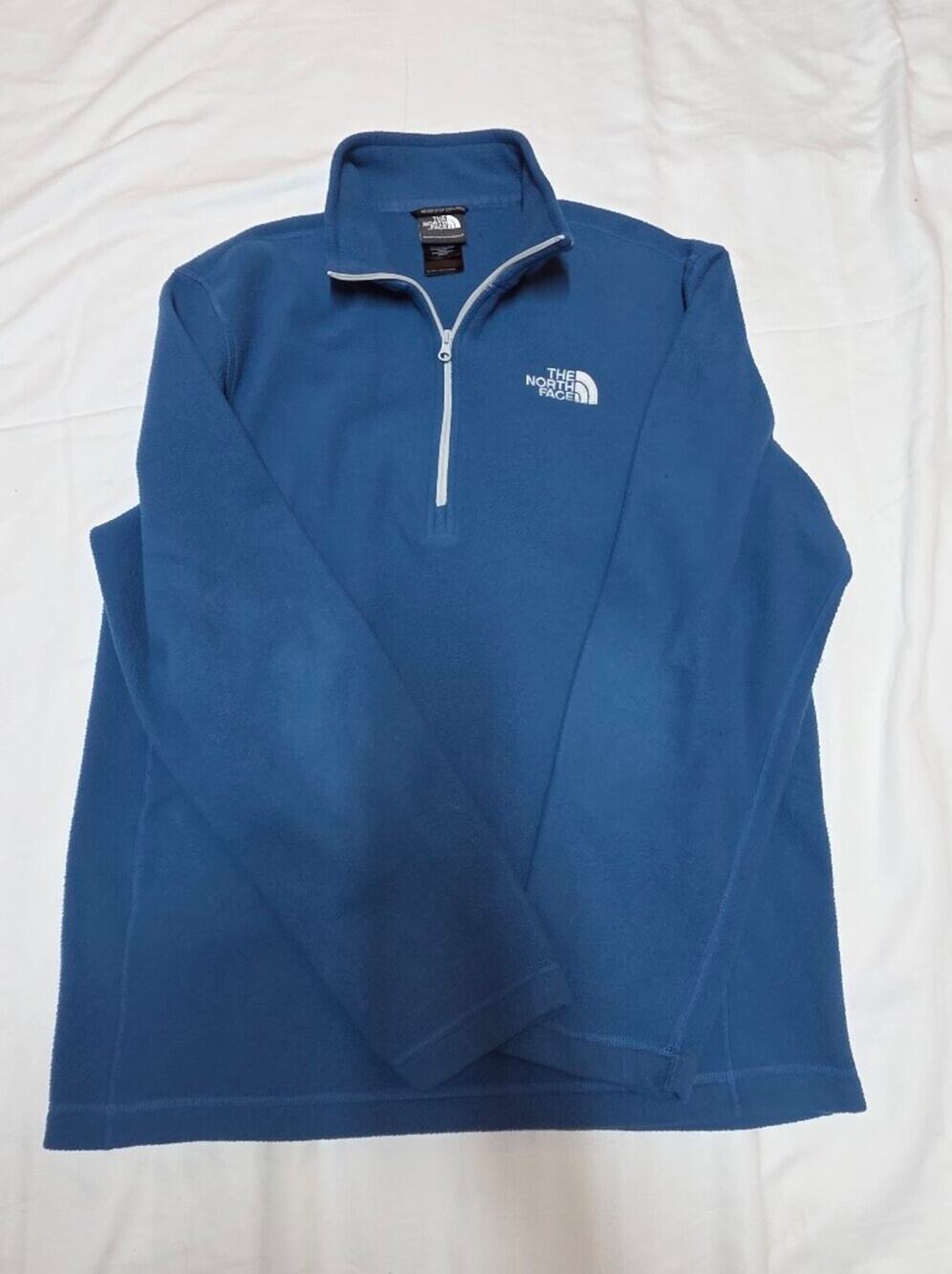 The North Face Bright Blue Men's Quarter-Zip Fleece